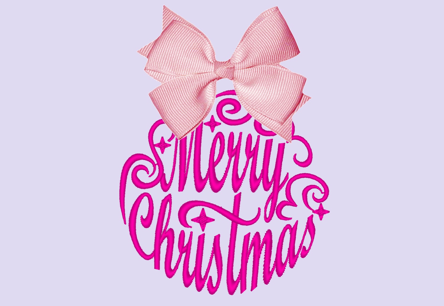 Merry Christmas ball for hoop 4x4 5x7 6x10 Christmas tree ornament saying quote Merry Christmas machine embroidery design