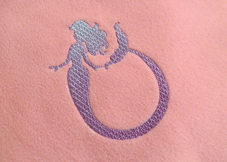 Iridescent 2 color Mermaid Embroidery designs 4x4 – Embroidery Font 2.5" 3" 3.5" 4" 4.5" 5" | BX PES DST JEF | Artapli