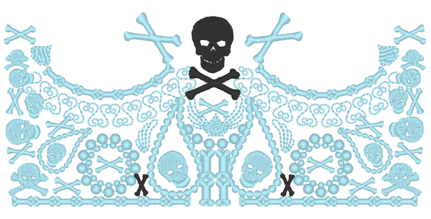 Skull Block design for Pouch