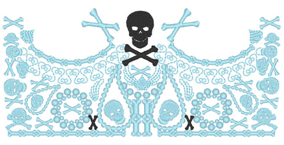 Skull Block design for Pouch