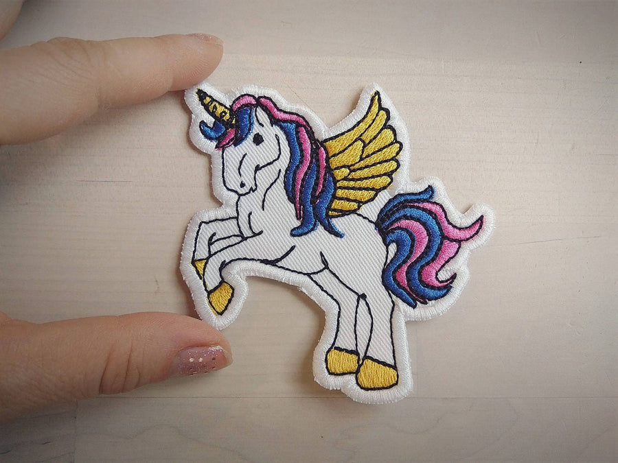 Flying Unicorn Applique Patch - image 1