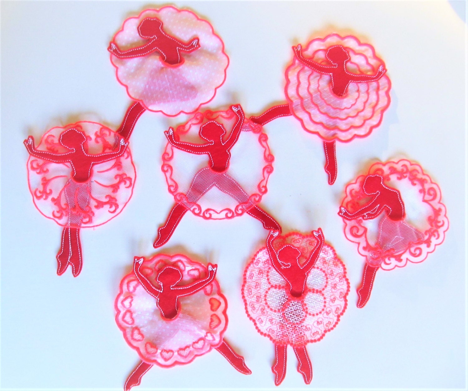 Dancer Ballerina Set of 7 – Ballerina machine embroidery design by Artapli