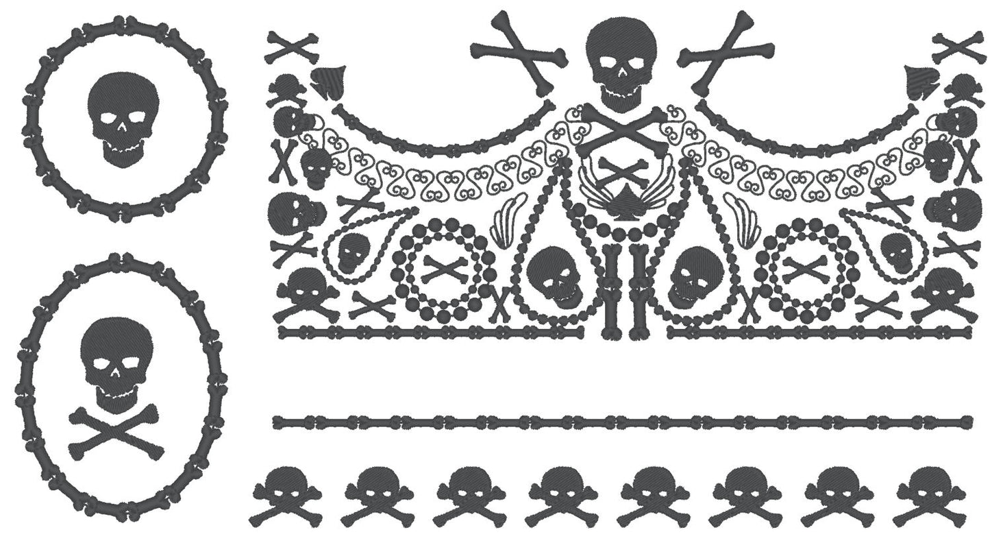 Skull Block design for Pouch