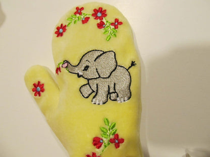 Mini Little Elephant Set of 4 types Elephant fill stitch kids baby Monogram accent Machine Embroidery Designs
