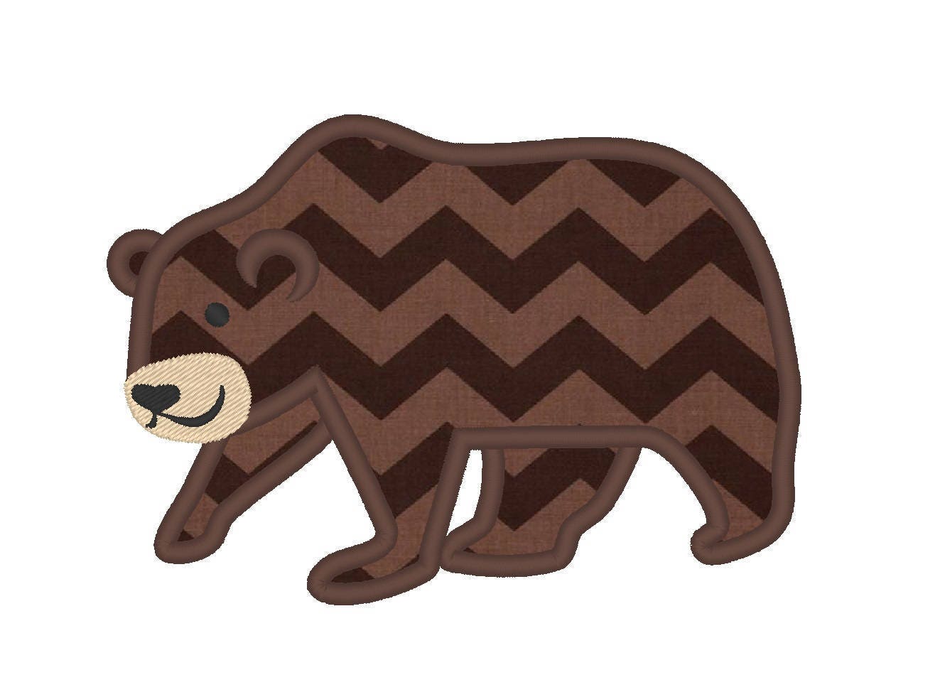 Wild Bear Applique – Instant Download | Artapli