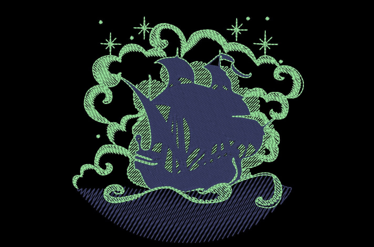Magic Pirate Ship – Instant Download | Artapli