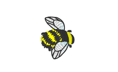Little Bee Accent Machine Embroidery 1" 1.3" 1.5" 1.7" 4" | PES DST JEF | Artapli