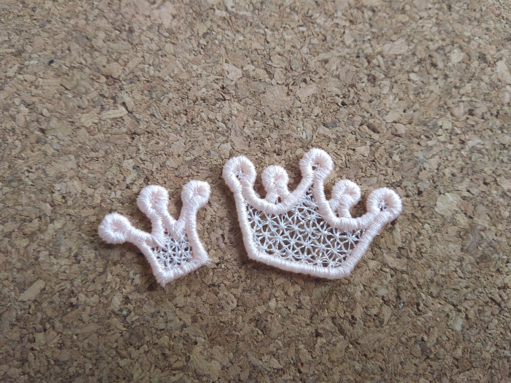 Little Princess Mini Crown Set of 2 Machine Embroidery 1.5" 1.7" 2" 2.5" 3" 1" | PES DST JEF | Artapli