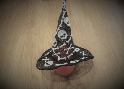 Halloween Witch Hat FSL Machine Embroidery 5" 7" | PES DST JEF | Artapli