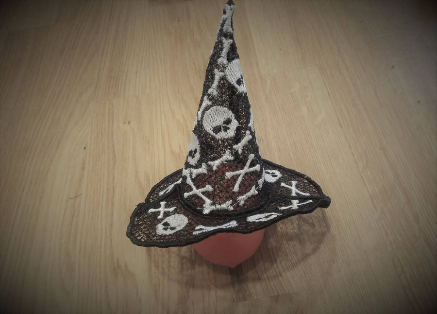 Halloween Witch Hat FSL Machine Embroidery 5" 7" | PES DST JEF | Artapli