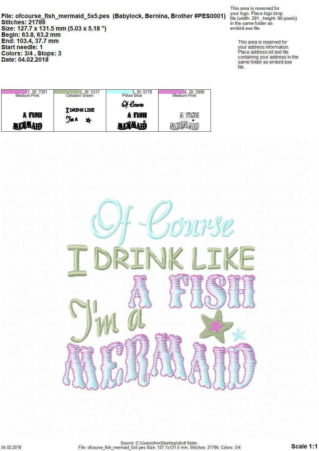 I'm a Mermaid Saying