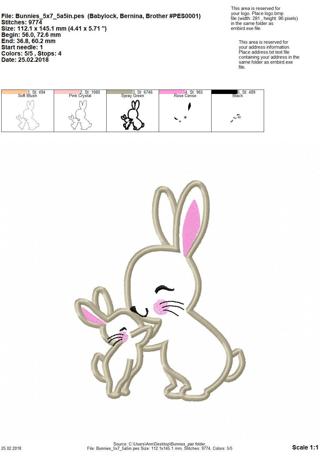 Mommy and Baby Bunnies