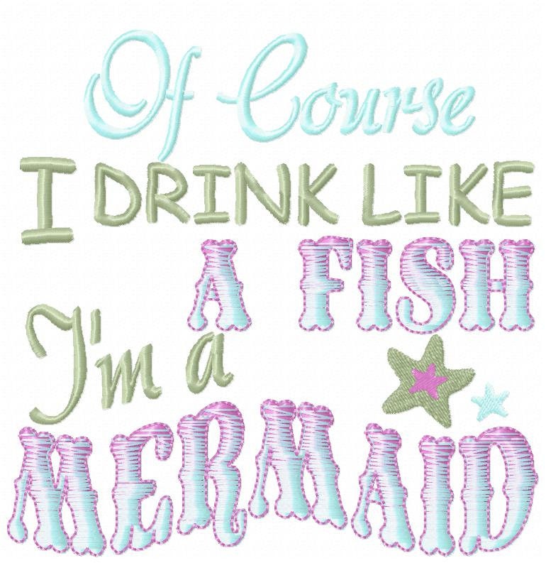 I'm a Mermaid Saying