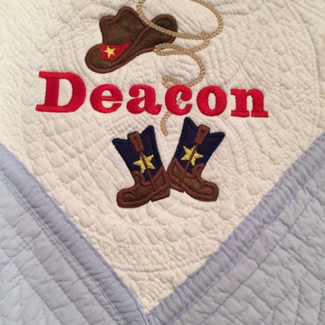 Cowboy Hat and Boots rodeo – Cowboy embroidery pattern by Artapli