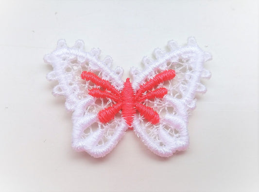 Butterfly MINI also as three-dimensional, 3 dimensional, FSL, Free standing lace embroidery design in the hoop ITH embroidery