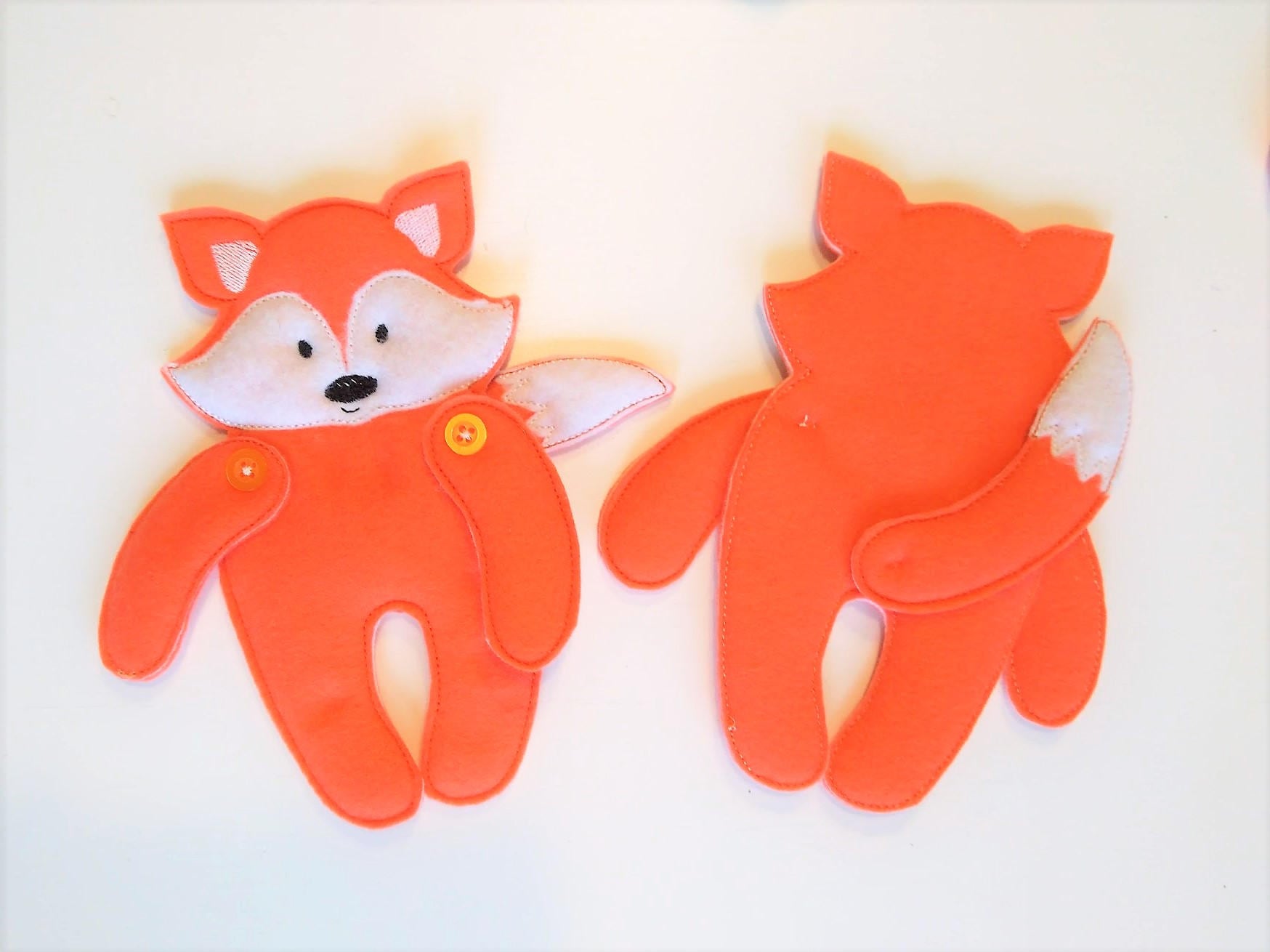 Paper Doll Fox and Clothing ITH – Instant Download | Artapli