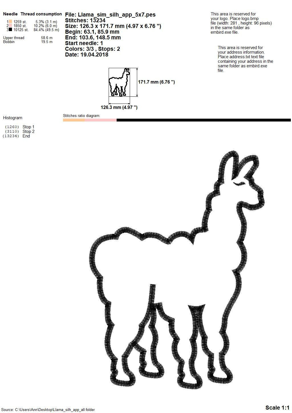 Llama Alpaca Applique – Alpaca machine embroidery design by Artapli