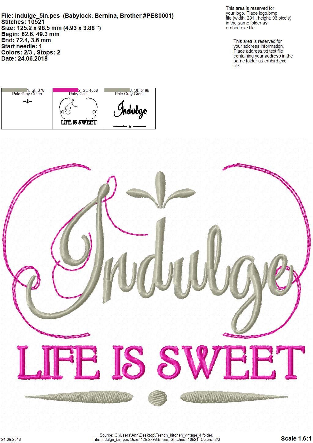 French Vintage Kitchen Towel Quote SET of 4