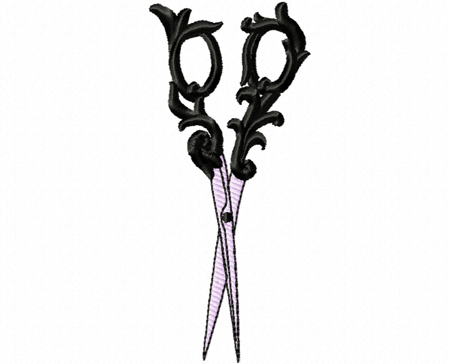 Scissors for Hairstylist or Seamstress Machine Embroidery 4" 5" 6" 7" | PES DST JEF | Artapli