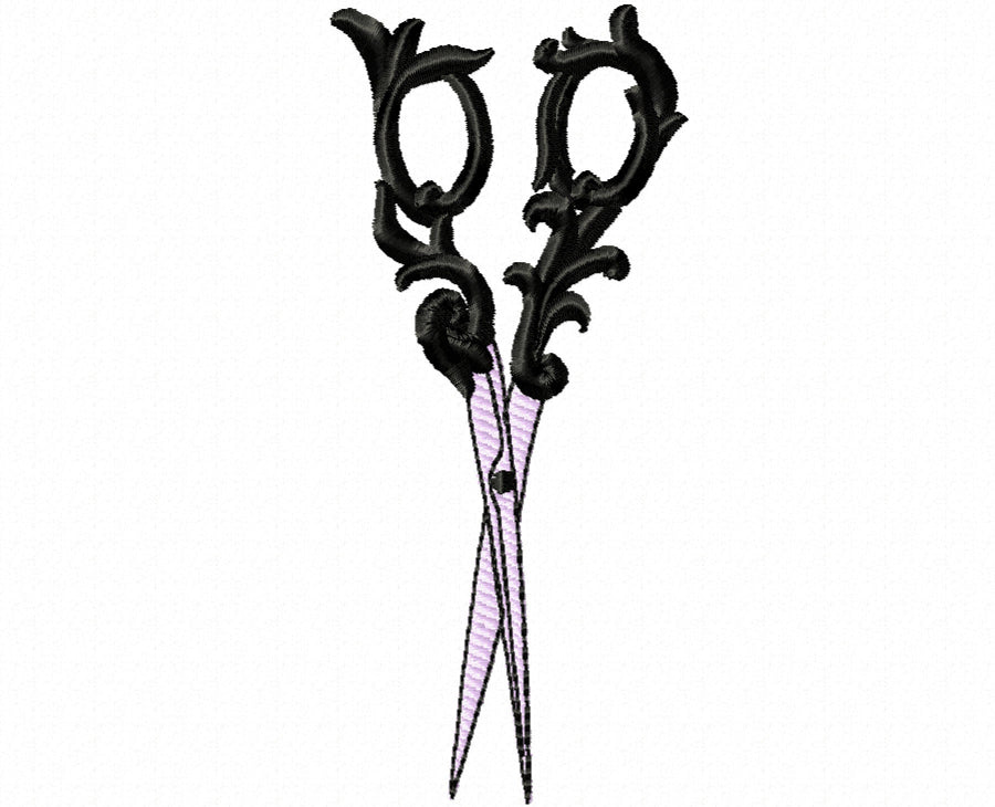 Scissors for Hairstylist or Seamstress Machine Embroidery 4" 5" 6" 7" | PES DST JEF | Artapli