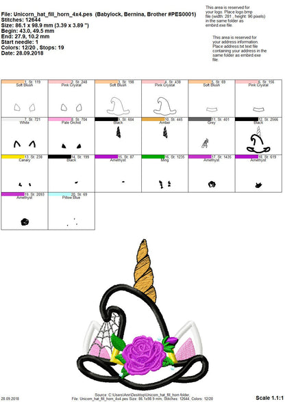 Halloween Unicorn Witch