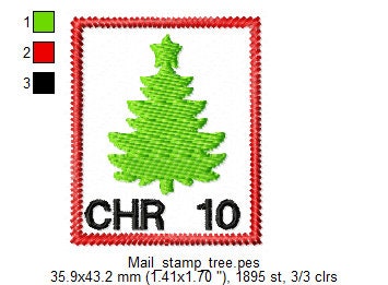 Santa mail express 2022 2023 2024 2025 – Santa embroidery design by Artapli