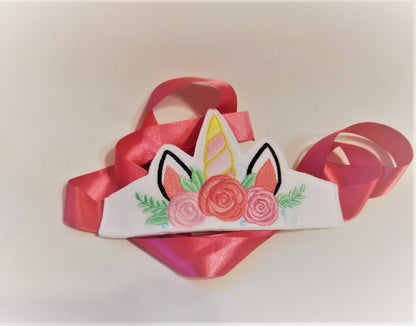 Birthday Unicorn Kids Mask ITH