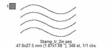 Santa Mail Express Stamp – Sizes 1.5" 2" 2.5" 3" 4" Digital Embroidery File | Artapli
