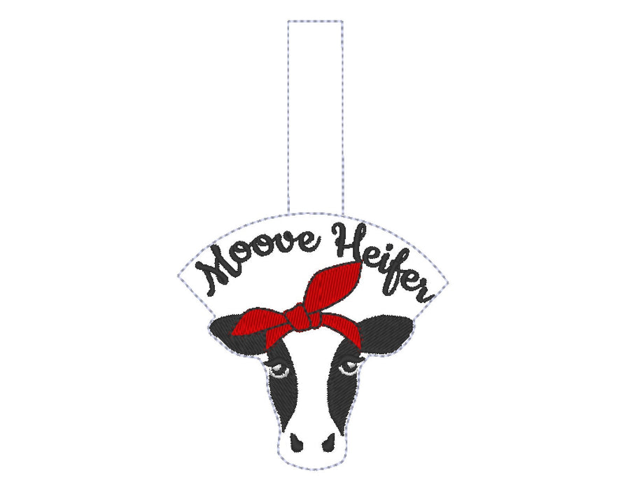 Moove Heifer Cow with Bandanna Keychain - image 1