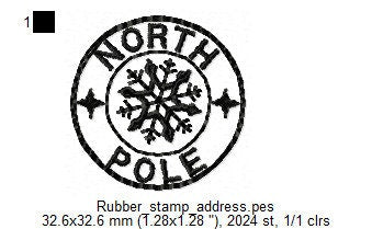 Santa mail express 2022 2023 2024 2025 – Christmas embroidery design instant download by Artapli