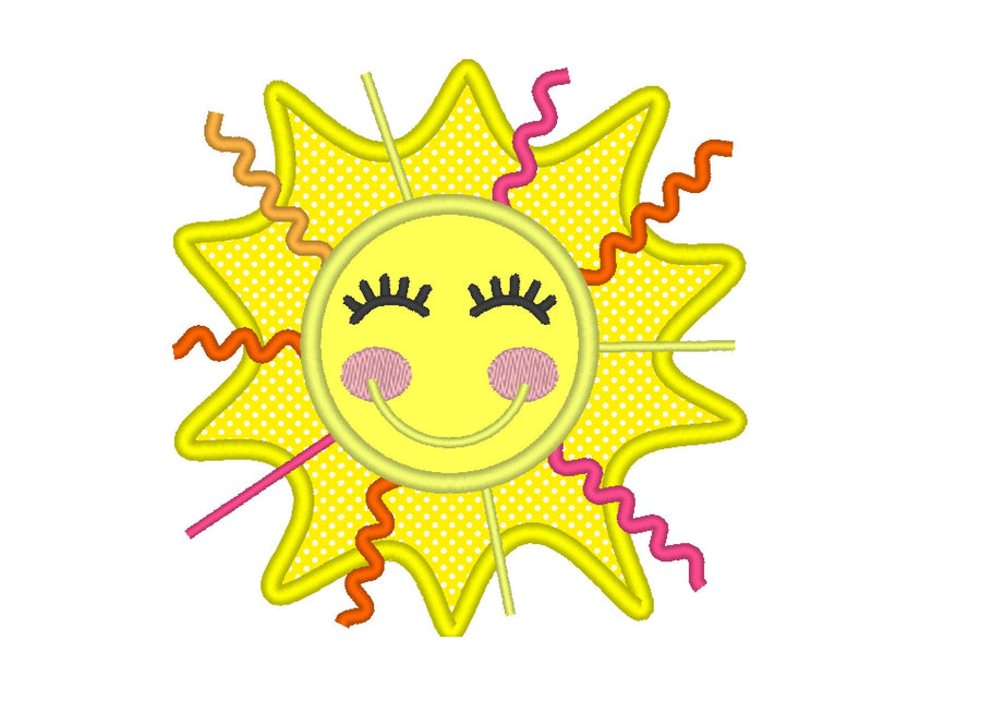 Ric Rac Ribbon And Trim Sunshine Applique - image 1