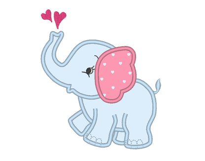 Elephant with Heart Splashes