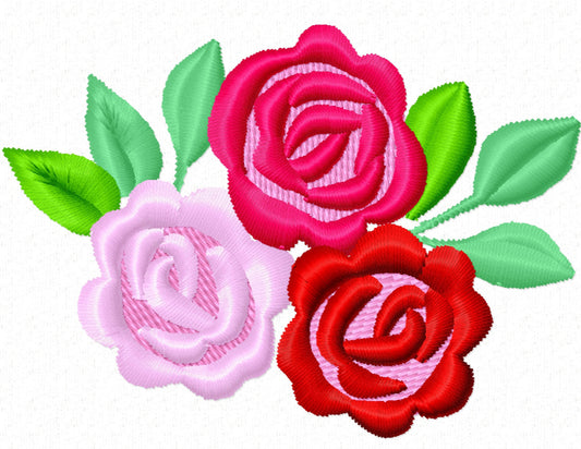 Mini Rose Flower Set of 5