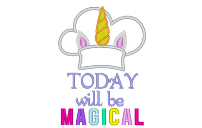 Unicorn Kids Cooking Set of 6 – Cooking embroidery pattern by Artapli