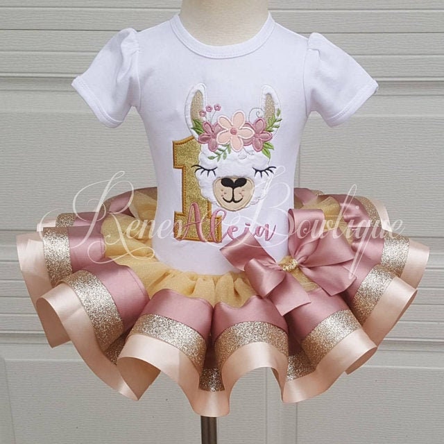 Floral Llama alpaca head pretty eyes flower crown applique machine embroidery designs