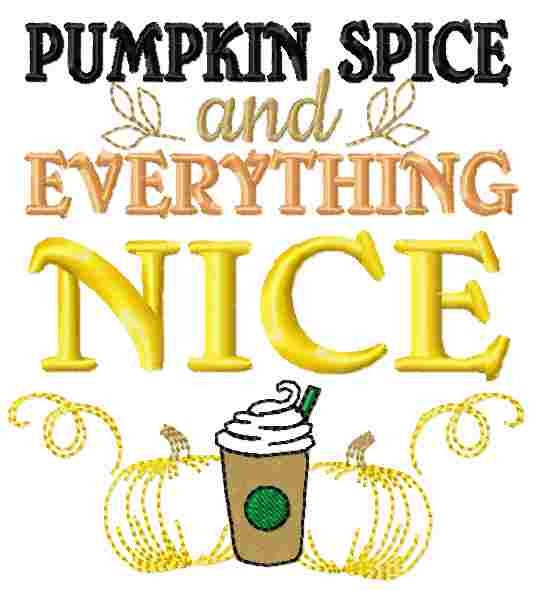 Happy Fall Pumpkin Thanksgiving – Sizes 4" 5" 7" Digital Embroidery File | Artapli