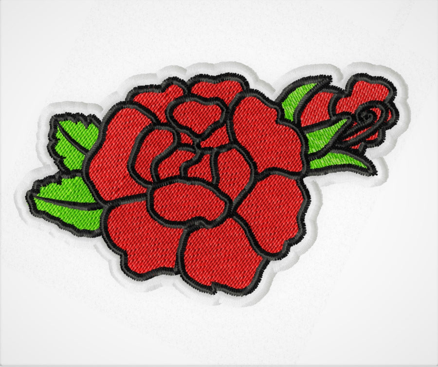 Day of the Dead Día De Muertos Rose Applique Embroidery 3.5" 4" 4.5" 5" | PES DST JEF | Artapli