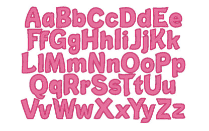 Monogram Applique Font Simon – Instant Download | Artapli