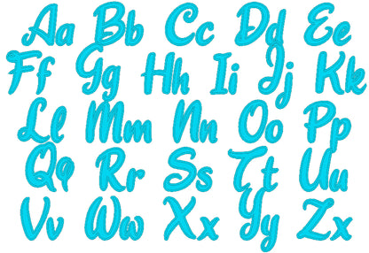 Handwritten Font Applique