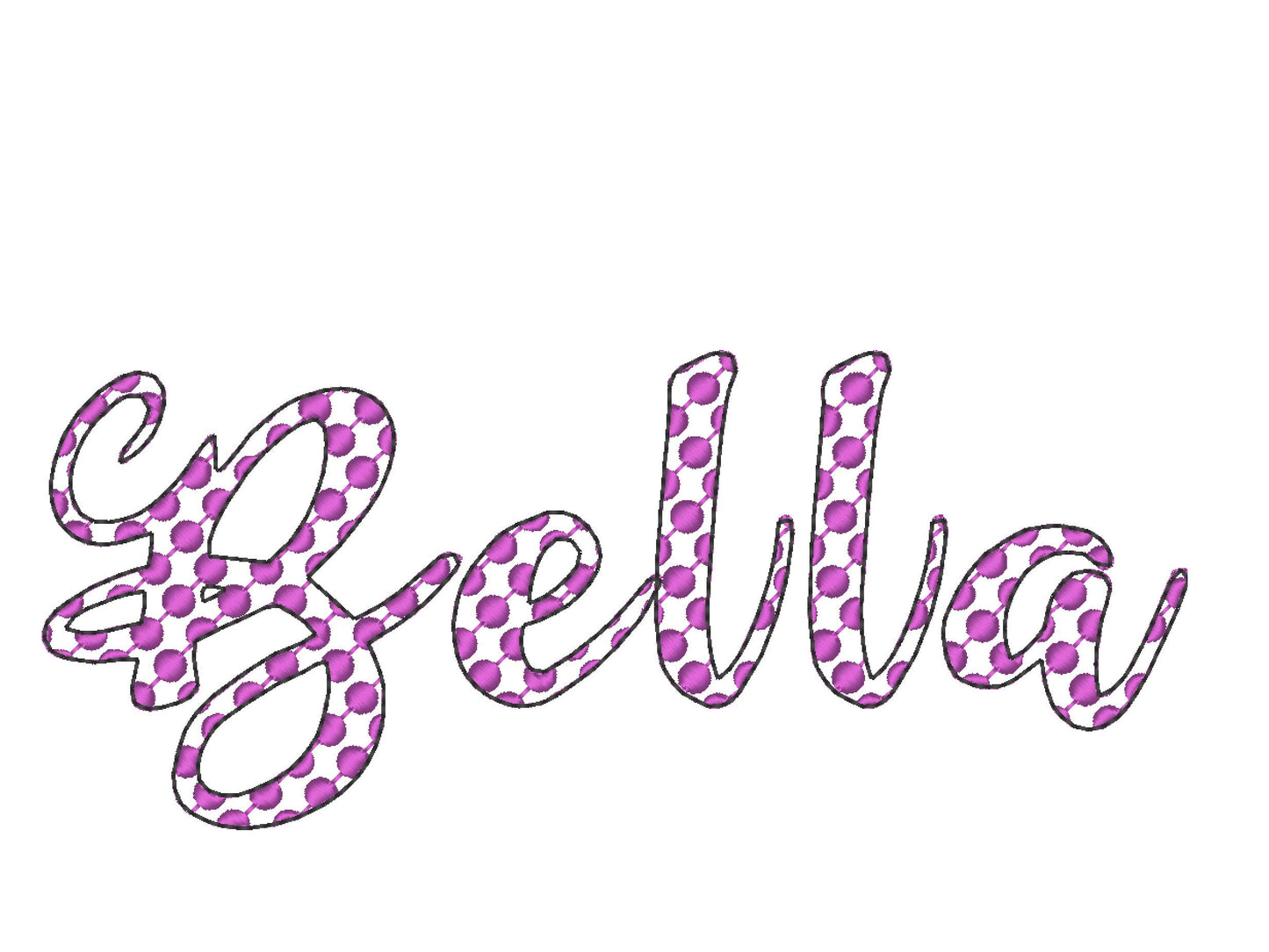 Polka Dot Font Minnie