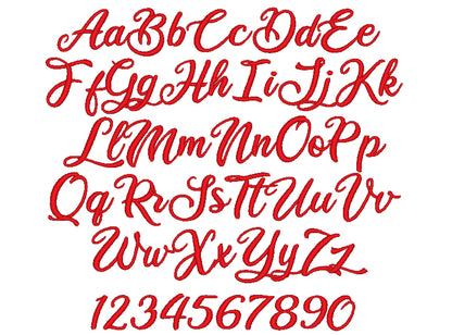 Handwritten Satin Curly Font