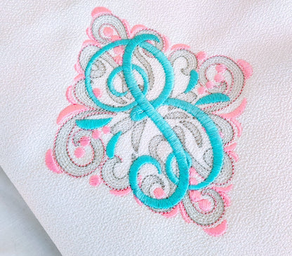 Light Elegant Swirl and Curl Monogram – Instant Download | Artapli