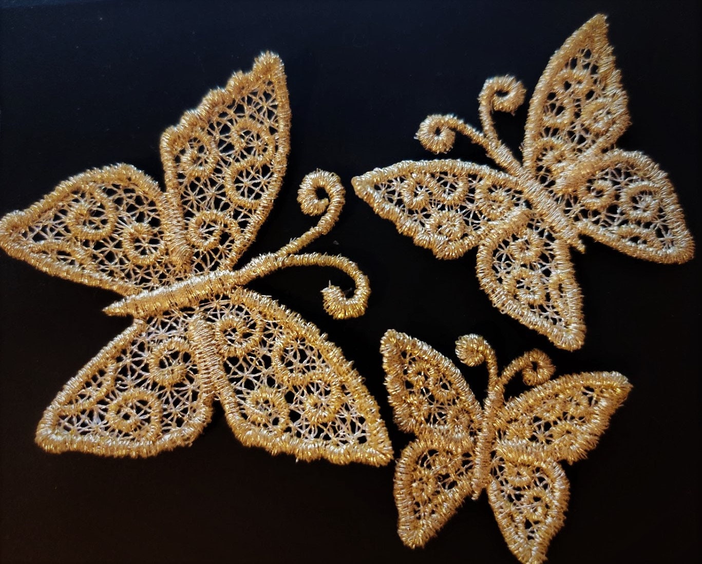 Light delicate Butterfly mini Free Standing Lace machine embroidery designs FSL assorted size 1.3, 1.5, 2 inch tiny small INSTANT DOWNLOAD