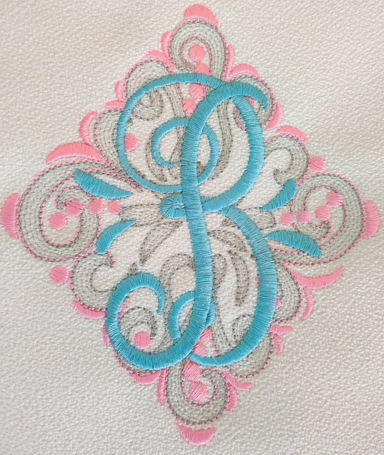 Light Elegant Swirl and Curl Monogram – Sizes 4" 4.5" 5" 6" 7" 8" BX Digital Font File | Artapli