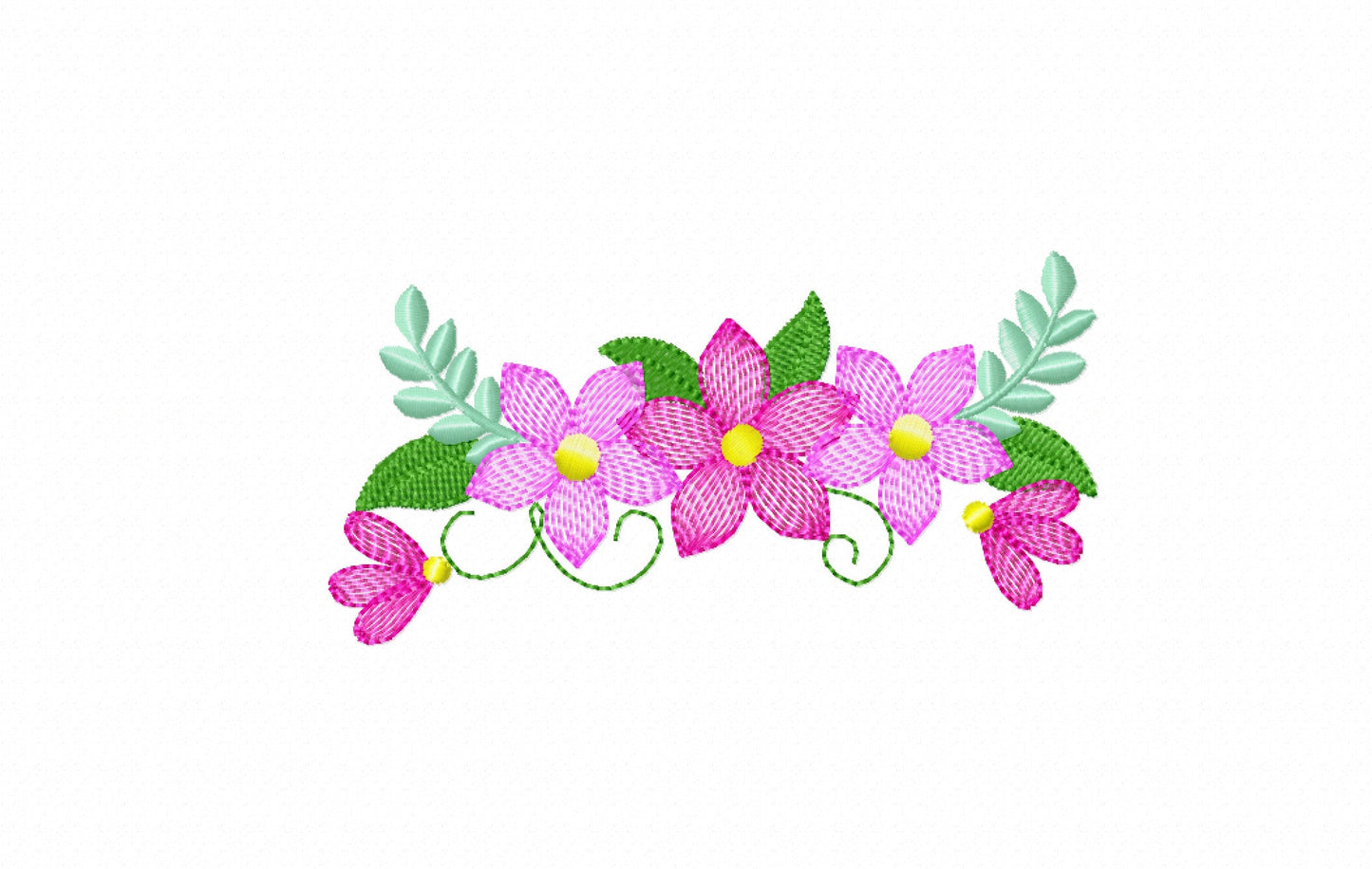 Light stitch shabby Chic Clematis Flowers – Instant Download | Artapli