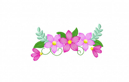 Light stitch shabby Chic Clematis Flowers – Instant Download | Artapli