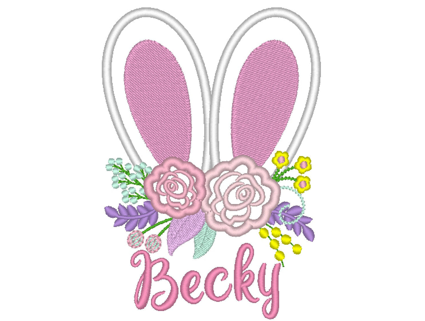 Floral Easter Bunny Ears