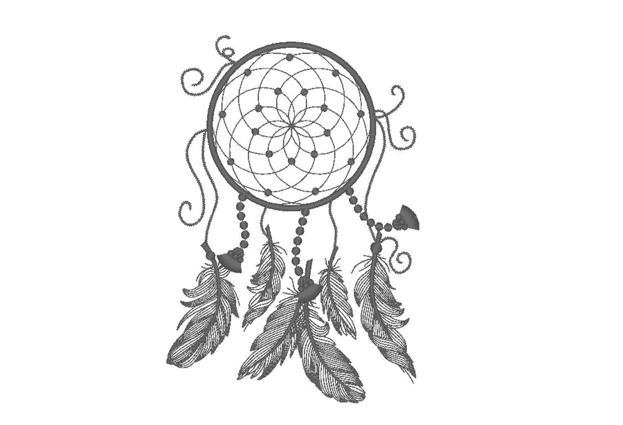 Dream catcher/ Glow in the dark special designed Machine Embroidery 4" 7" 8" 9" 5" 6" | PES DST JEF | Artapli