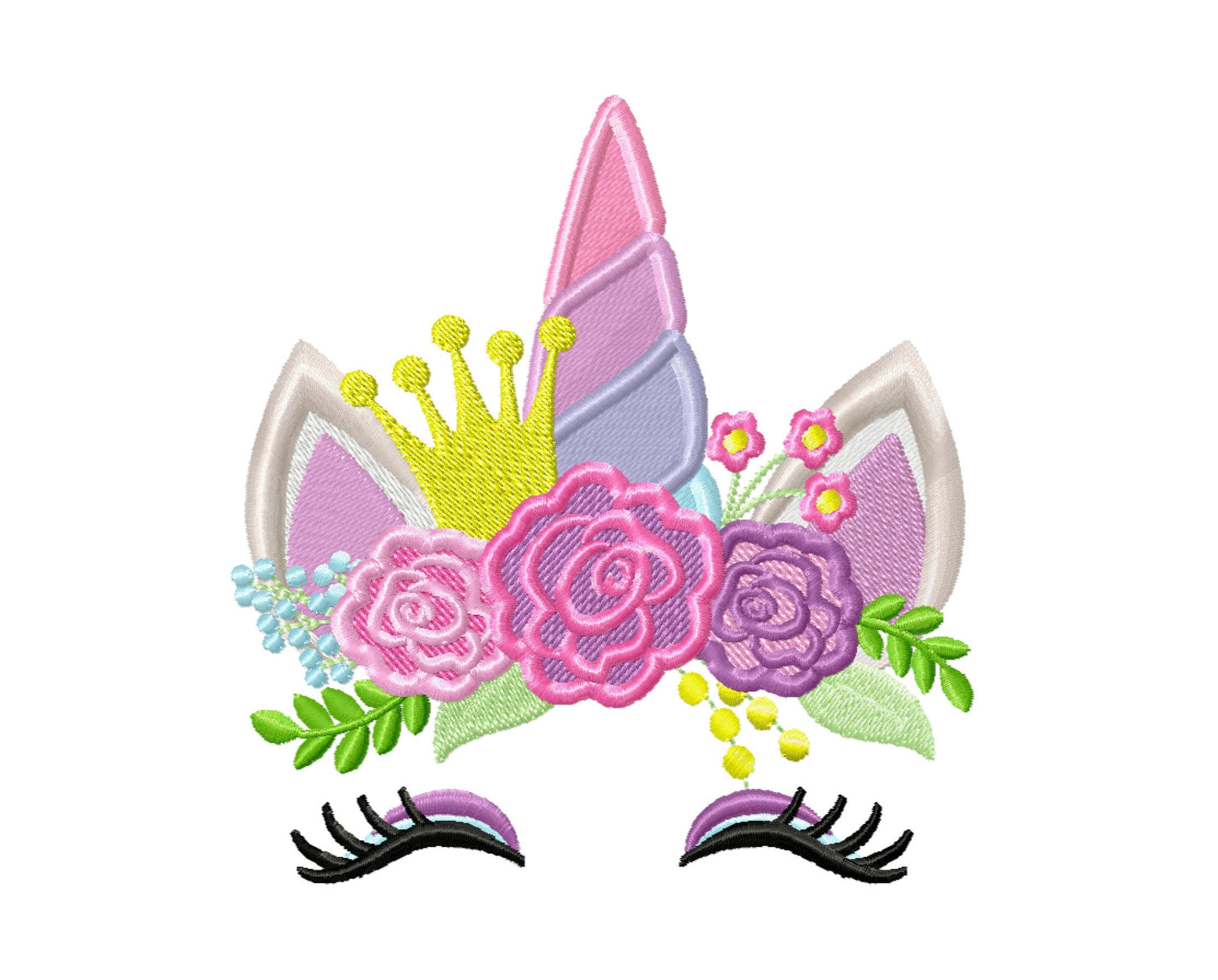 Princess Unicorn Head – Instant Download | Artapli