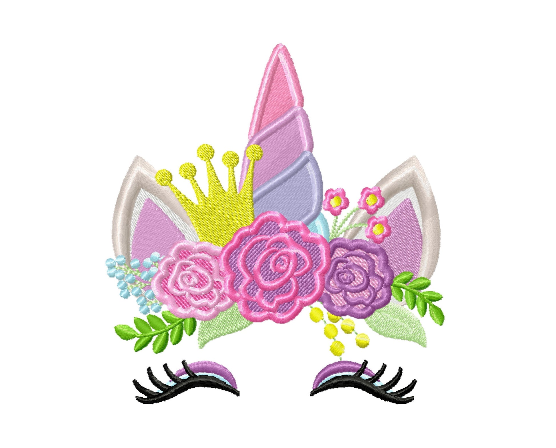 Princess Unicorn Head – Instant Download | Artapli